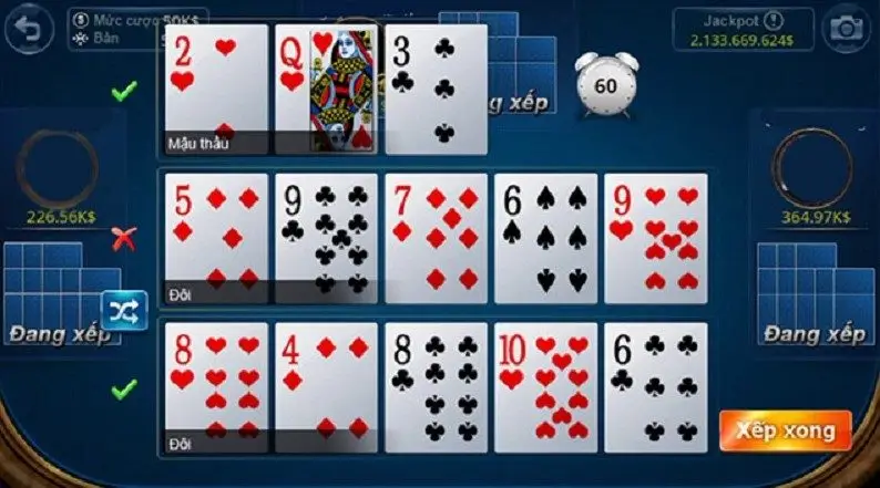 Khám phá ưu điểm nổi bật của poker mậu binh 32WIN